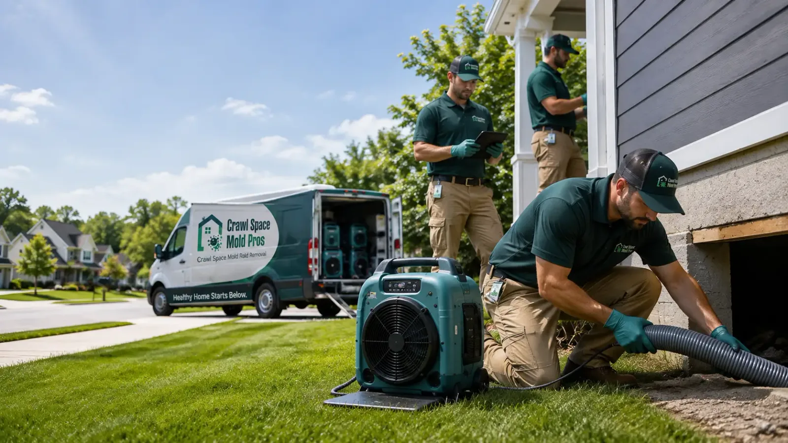 Crawl Space Mold Removal in Bloomfield, NE